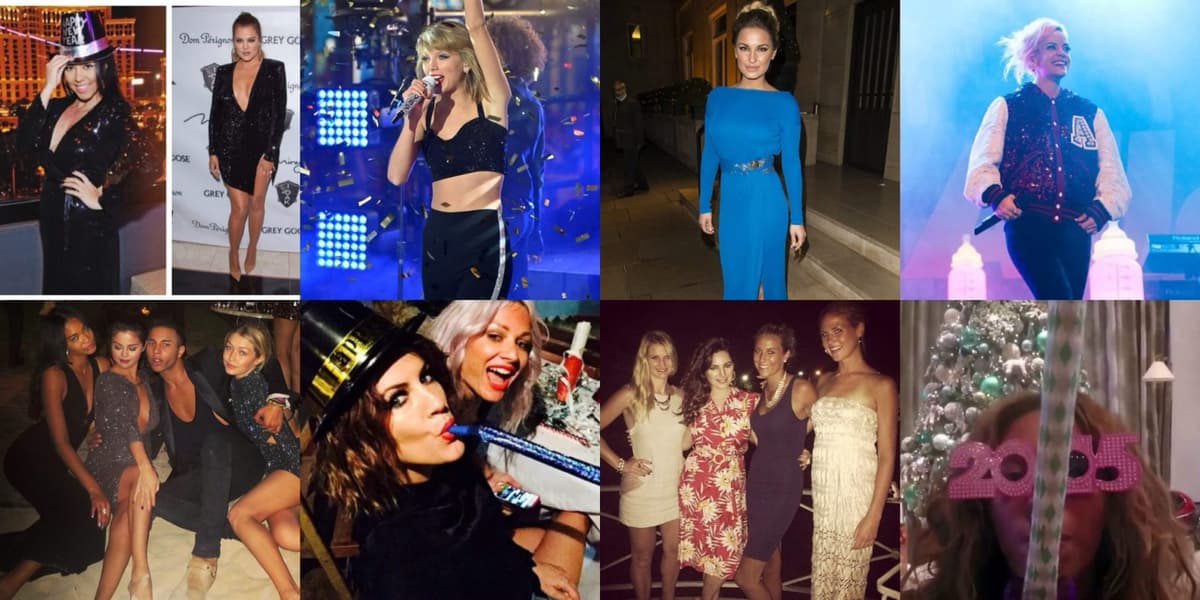 Celebrities’ NYE 2015 Celebrations