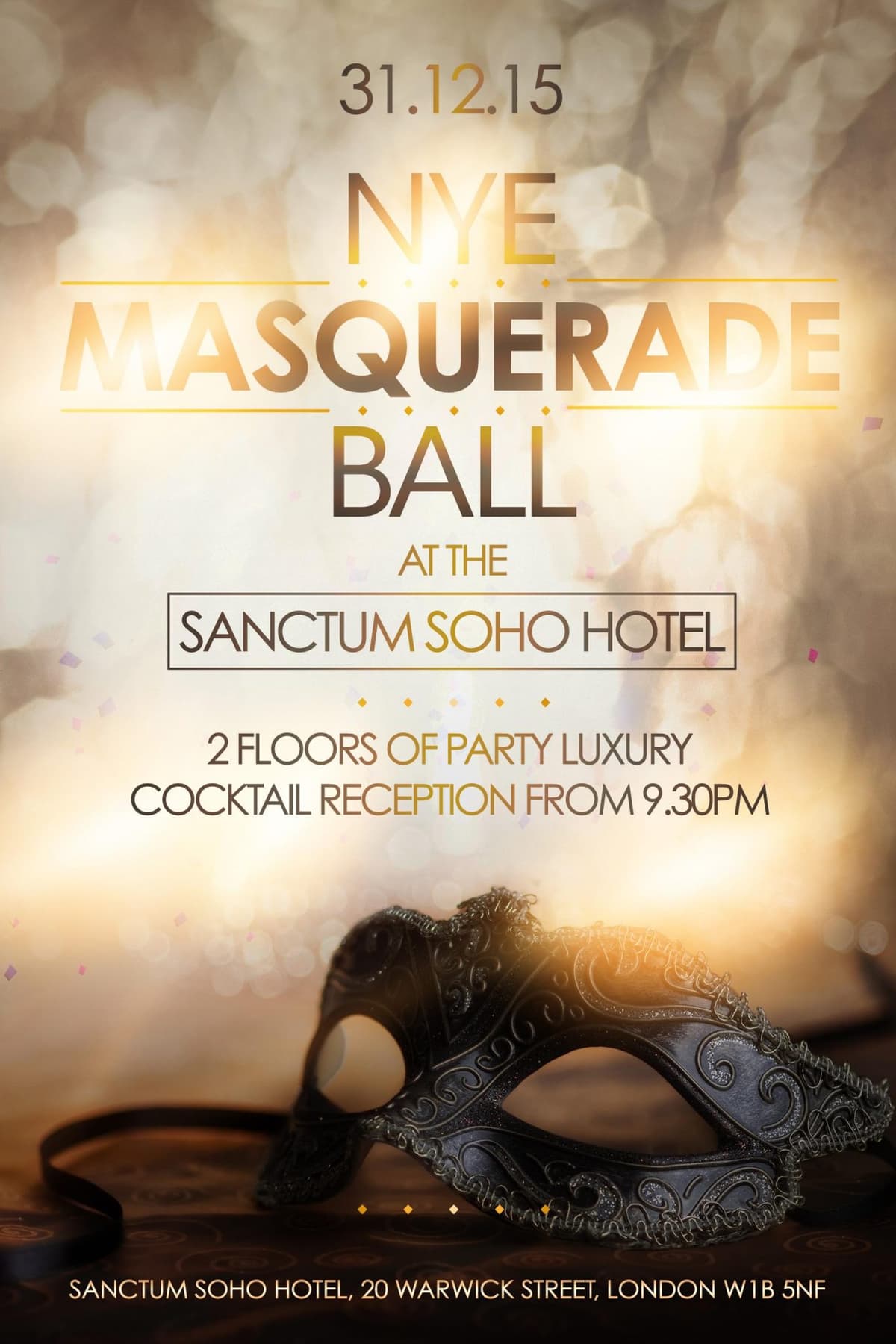 Sanctum Hotel New Years Eve 2015 - London Night Guide