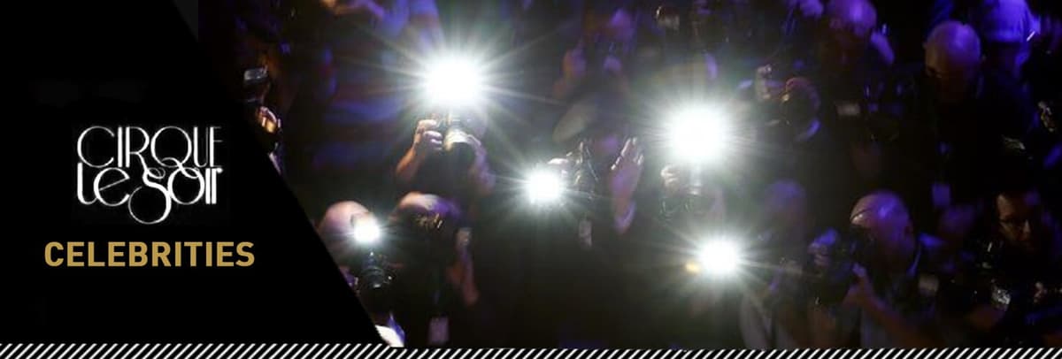 Cirque Le Soir London Celebrities