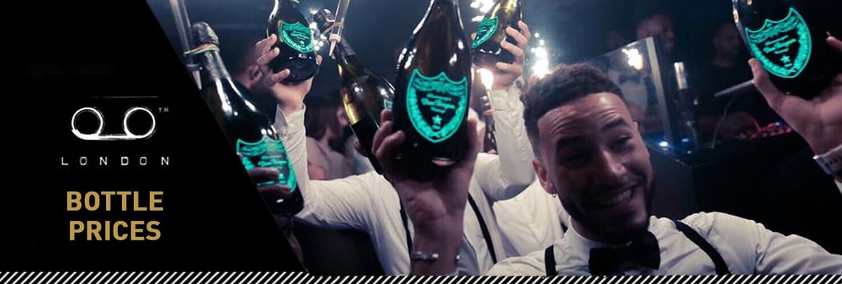 Drinks and Bottle Prices Menu for Tape Club - London Night Guide