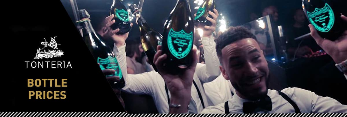 Drinks and Bottle Prices Menu for Tonteria Club