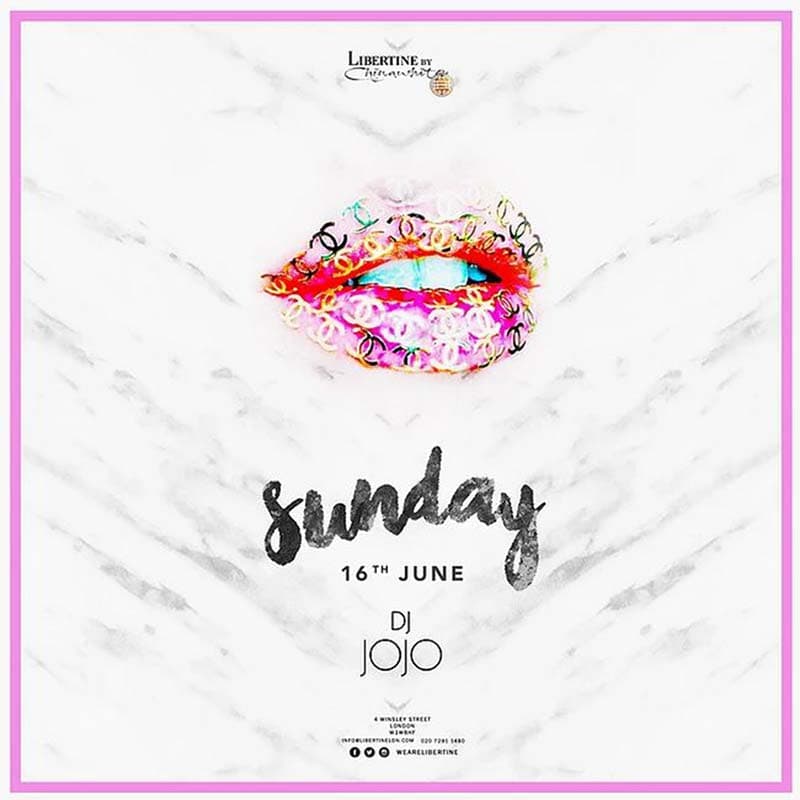 Dj JOJO this Sunday at Libertine!