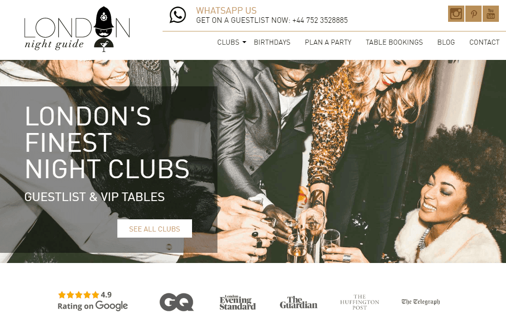Party Like a VIP: The Ultimate Nightlife Experience with London Night Guide’s Table Booking